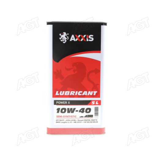 Масло моторн. AXXIS 10W-40 Power Х (Каністра 5л)