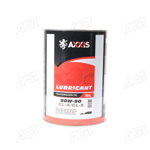 Масло трансмиссионное AXXIS 80W-90 GL-4/GL-5 (Канистра 10л)