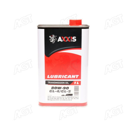 Масло трансмиссионное AXXIS 80W-90 GL-4/GL-5 (Канистра 1л)