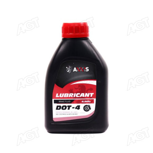 Рідина гальм. AXXIS DOT4 (Каністра 0,5L) 545g