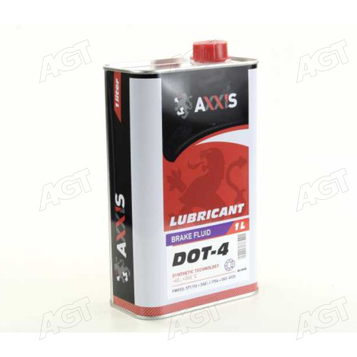 Рідина гальм. AXXIS DOT4 (Каністра 1л)