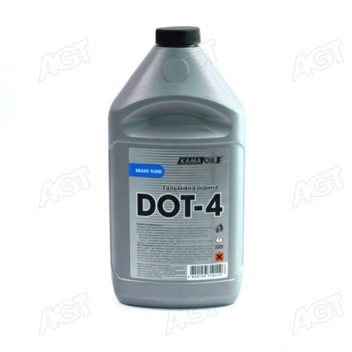 Тормозная жидкость DOT4 Кама Ойл 800г