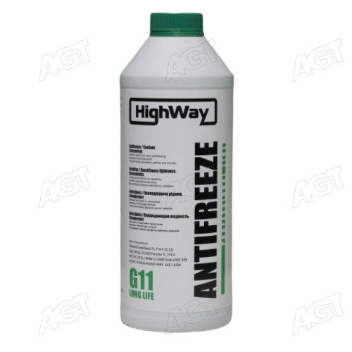 Антифриз HighWay ANTIFREEZE G11 концентрат зеленый 1,5л