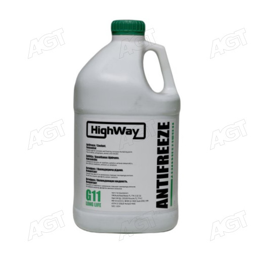 Антифриз HighWay ANTIFREEZE G11 концентрат зеленый 3,78л