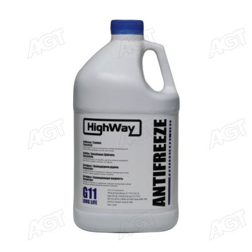 Антифриз HighWay ANTIFREEZE G11 концентрат синий 3,78л