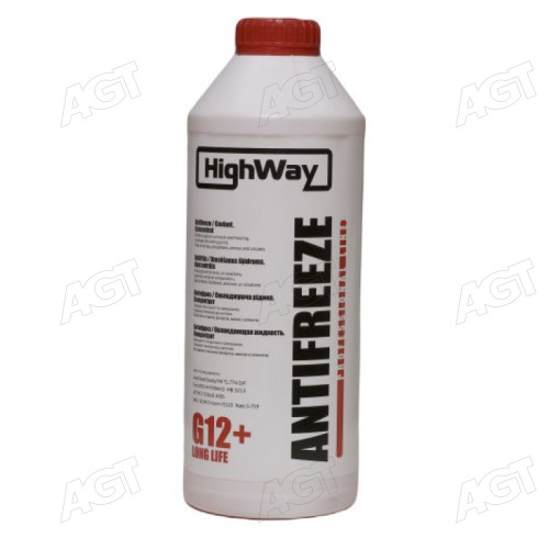 Антифриз HighWay ANTIFREEZE G12+ концентрат червоний 1,5л