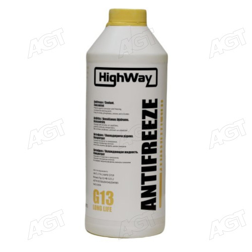 Антифриз HighWay ANTIFREEZE G13 концентрат желтый 1,5л