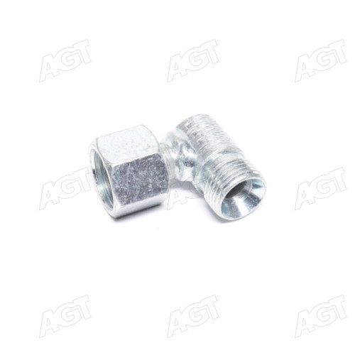 Штуцер кутовий M18 * 1,5-M18 * 1,5 з гайкою S 22 (Агро-Импульс)
