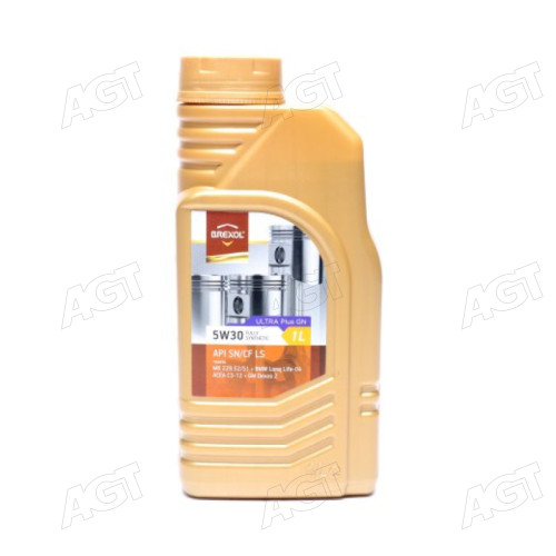 Масло моторн. BREXOL Ultra Plus GN 5W30 API SN/CF LS (Каністра 1л)