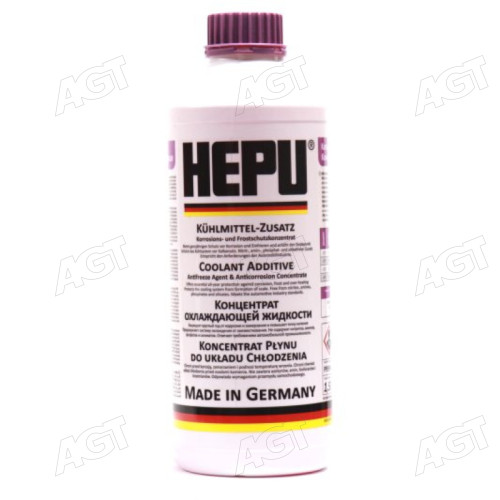 Антифриз HEPU G12++ VIOLET-PURPLE концентрат (Каністра 1,5л)