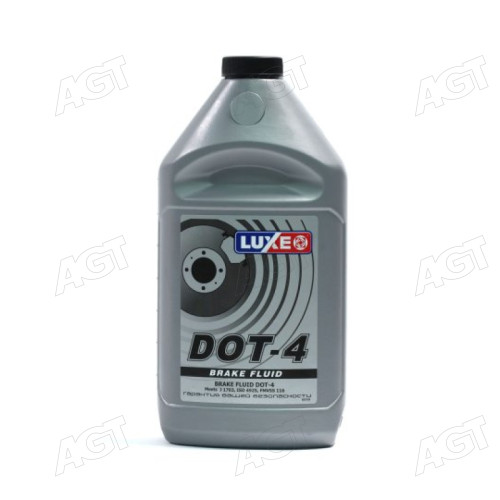 Рідина гальм. DOT4 LUXЕ 800г срібний кан