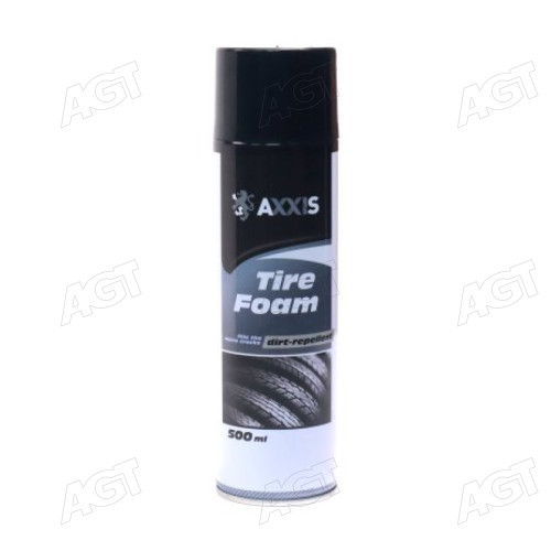 Очиститель шин пенный (чернитель покрышек) 500ml <AXXIS>