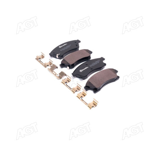 Колодка гальм. диск. CHEVROLET CRUZE 09- OPEL ASTRA J передн. (вир-во BREMBO)
