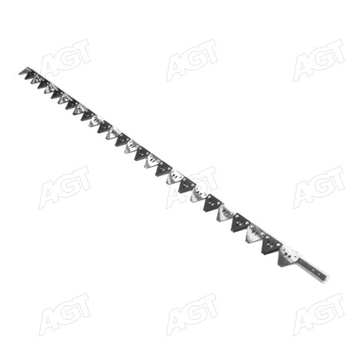 Секция косы крайняя JD630R сегменты с большой насечкой (AH168900JD) (Agri Parts)
