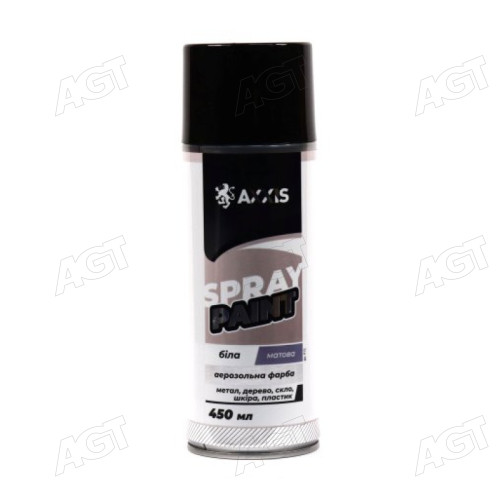 Фарба біла матова (балон 450ml) <AXXIS>