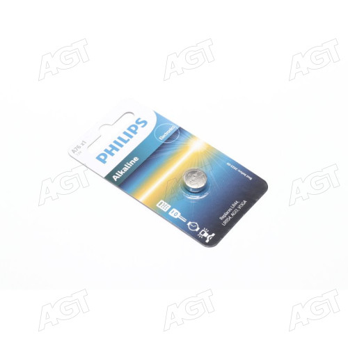 Батарейка A76 - 1.5V 1-blister (LR44 / LR1154) - Alkaline B1 (производство Philips)