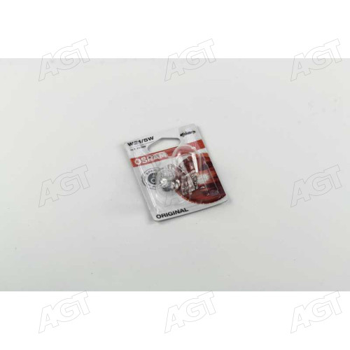Лампа допоміжн. освітлення 12V 21/5W W3x16q (2 шт) blister (вир-во OSRAM)