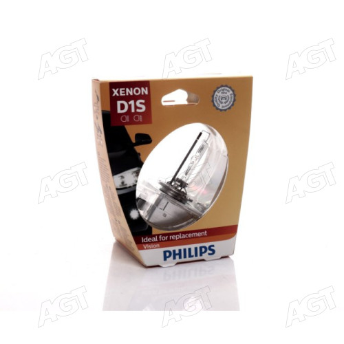 Лампа ксеноновая D1S Vision 85В, 35Вт, PK32d-2 4600К (производство Philips)
