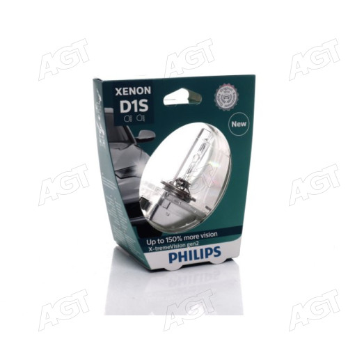 Лампа ксенонова D1S X-treme Vision 85В, 35Вт, PK32d-2 4800К+/-600К (вир-во Philips)