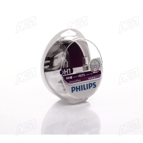 Лампа розжарювання H1VisionPlus12V 55W P14,5s (вир-во Philips)