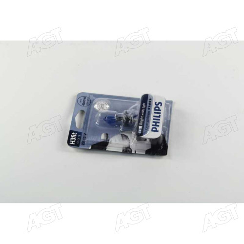 Лампа накаливания H3 12V 55W PK22s Cristal Vision 1шт blister 4300K (производство Philips)