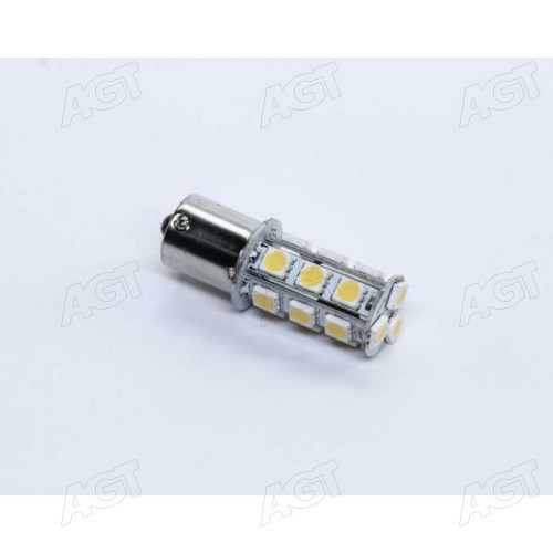 Лампа LED вказівників поворотів і стоп-сигналів S25 (18SMD) BA15S 24V WHITE <TEMPEST>
