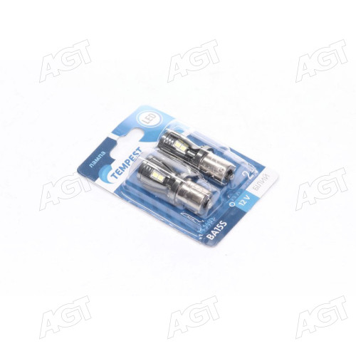 Лампа LED покажчиків поворотів і стоп-сигналів 12V BA15S 14SMD WHITE <TEMPEST>