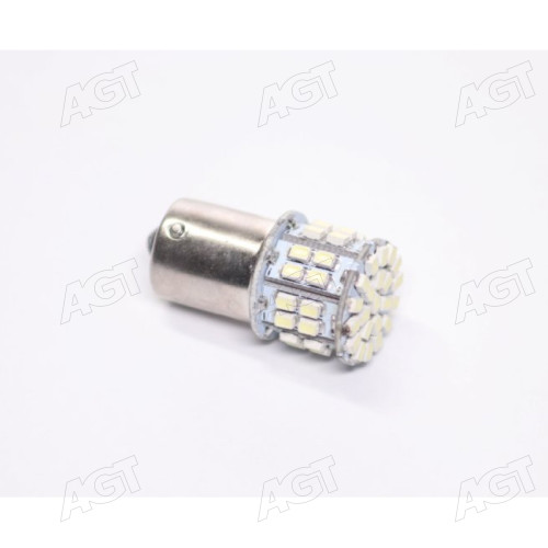 Лампа LED покажчиків поворотів і стоп-сигналів 12V BA15S 50SMD WHITE <TEMPEST>