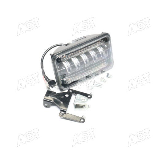 Фара LED СТК с ДХВ, 5*10W, 165*108*78мм  <TEMPEST>