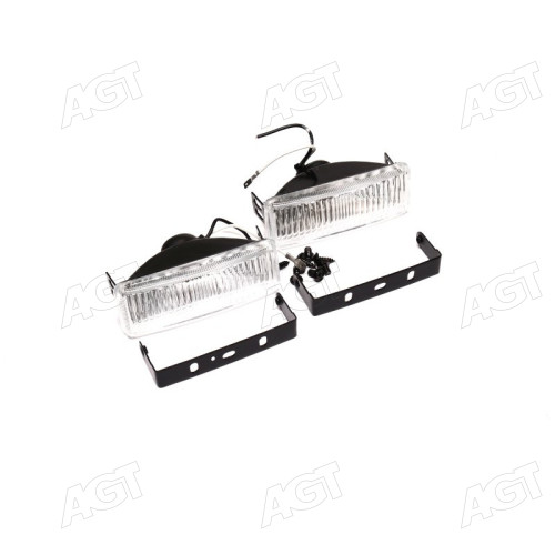 Фари додаткові білі, H3/12V/55W, 128*45mm <ДК>