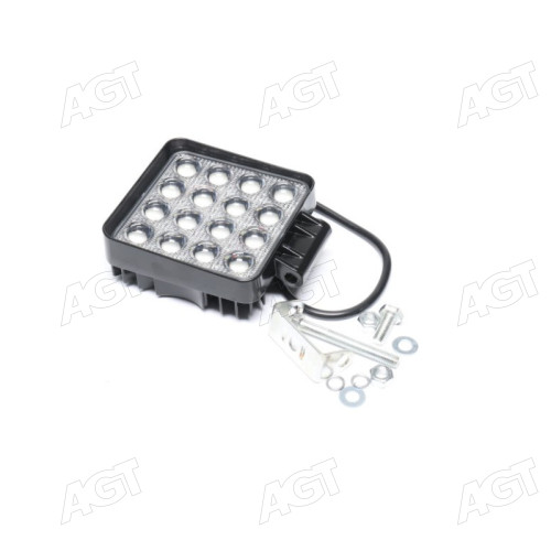 Фара LED додаткова GOLD 5D 24V/48W, 16 діод, (квадратна), широкий промінь (TEMPEST)