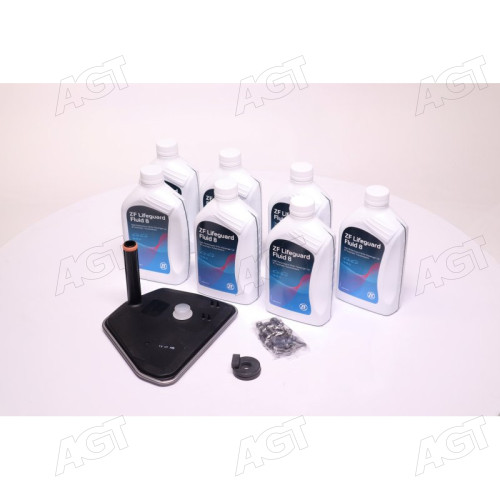 Комплект для заміни оливи ZF LIFEGUARDFLUID 8 (7х1л+сервісний к-т) АКПП 6HP19A