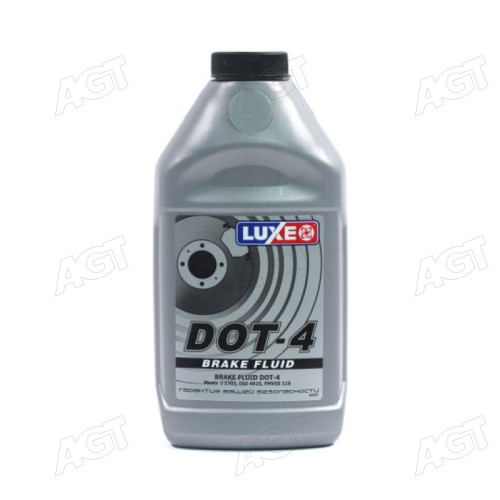 Жидкость тормозная DOT4 LUXЕ 438г серебряный кан