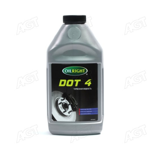 Рідина гальм. DOT4 OIL RIGHT 390г