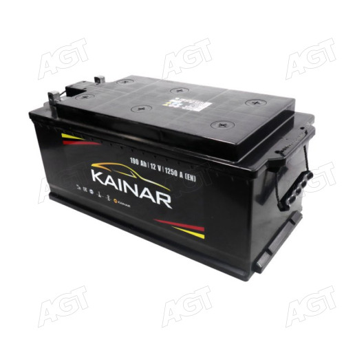 Акумулятор  190Ah-12v KAINAR (524x239x223),полярність пряма (4),EN1250 под болт !КАТ. -10%