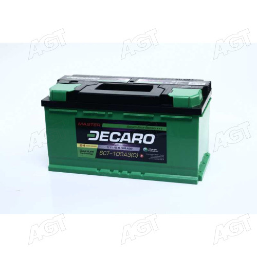Акумулятор 100Ah-12v DECARO MASTER (353х175х190), R, EN840