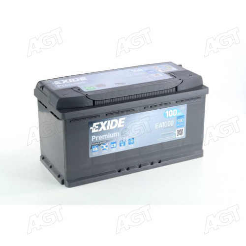 Аккумулятор 100Ah-12v Exide PREMIUM (353х175х190), R, EN900