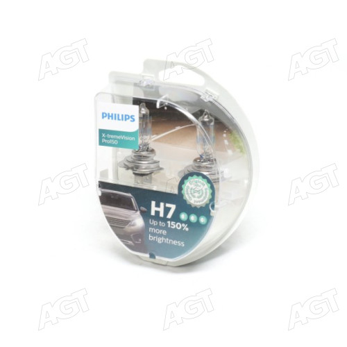 Лампа накаливания H7 X-tremeVision Pro150 +150 12V 55W PX26d (комплект) (производство Philips)
