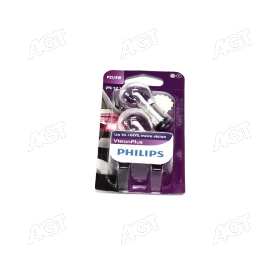 Лампа розжарювання P21/5WVisionPlus12V 21/4W BAY15d (вир-во Philips)