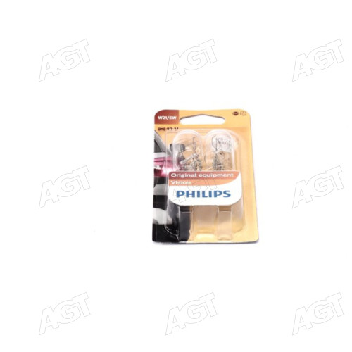 Лампа розжарювання W21/5W 12V W3x16q 2шт bliste VISION (вир-во Philips)