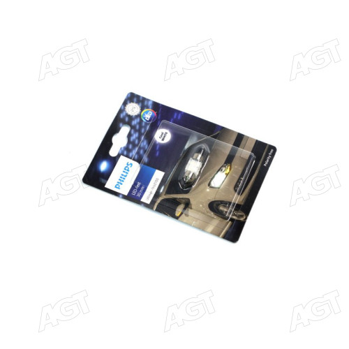 Лампа світлодіодна LED FESTOON С5W Ultinon Pro3100 12V 0,8W SV8.5 (30 мм) (вир-во Philips)