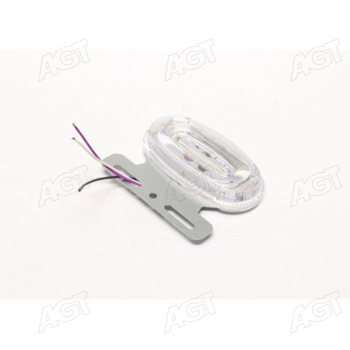 Фонарь габаритный (белый) 9D LED 24V (с бегущим поворотником, подсветкой борта) (TEMPEST)