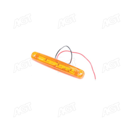 Фонарь габаритный 24V LED желтый (9 диодов, 1 ряд) (TEMPEST)