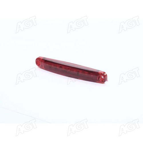 Ліхтар габаритний 24V LED червоний (9 діодів, 1 ряд) (TEMPEST)