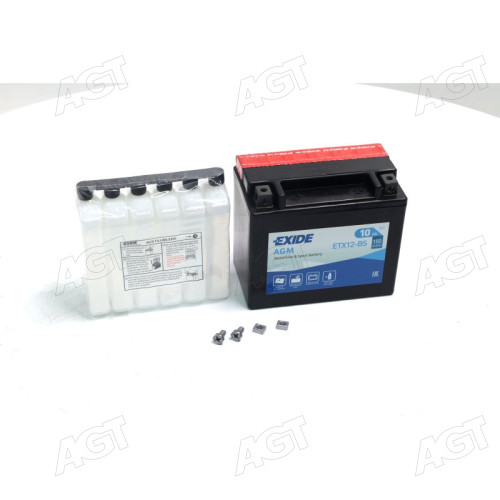 Акумулятор 10Ah-12v Exide AGM (ETX12-BS) (150х87х130) L, EN150