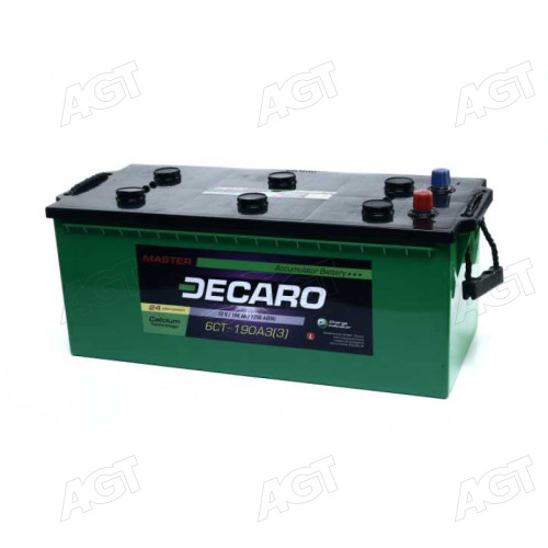 Аккумулятор 190Ah-12v DECARO MASTER (513х223х217), L, EN1250