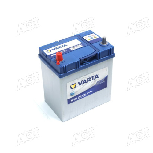 Аккумулятор 40Ah-12v VARTA BD(A15) (187х127х227),L,EN330 Азия тонк.клеми