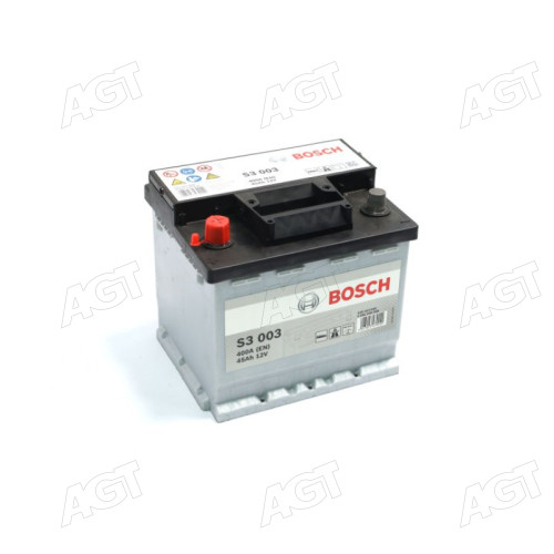 Акумулятор 45Ah-12v BOSCH (S3003) (207x175x190),L,EN400