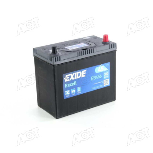 Акумулятор 45Ah-12v Exide EXCELL(234х127х220),R,EN300 Азія тонк.клеми