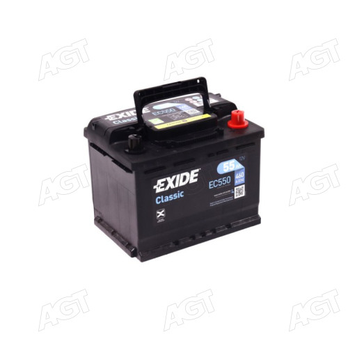 Аккумулятор   55Ah-12v Exide CLASSIC(242х175х190),R,EN460